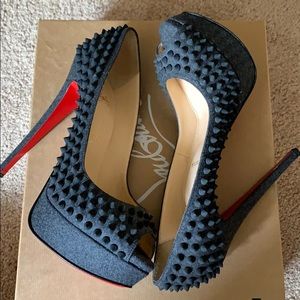 Lady peep Spikes Christian Louboutin